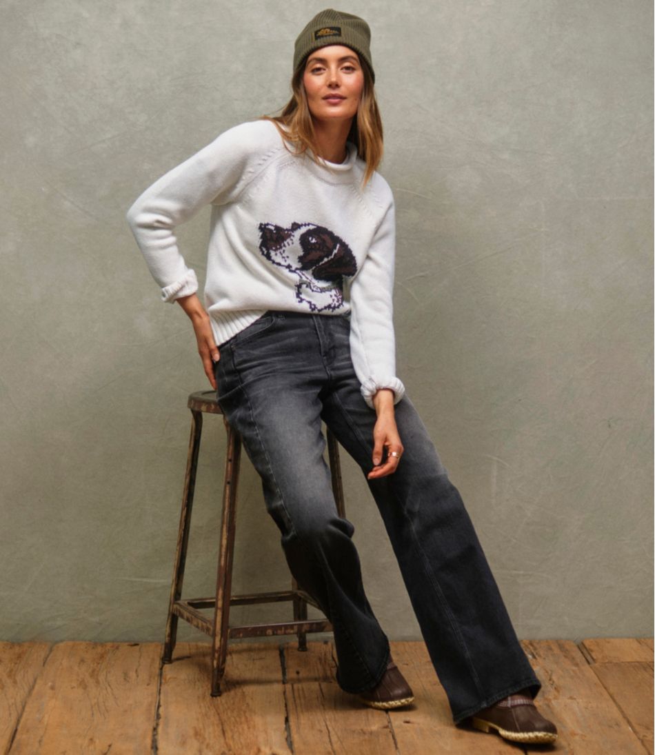 Women's Signature 1912 Premium Jeans, High-Rise Relaxed Wide-Leg | L.L.Bean Exclusive