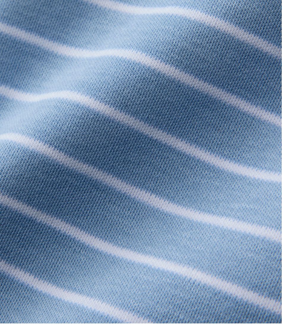 Women's Pima Cotton Tee, Long-Sleeve Crewneck Cardigan Stripe | L.L.Bean Classic