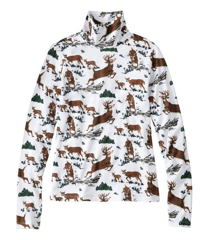 Women's Signature Lightweight Cotton Turtleneck, Novelty | L.L.Bean Everyday