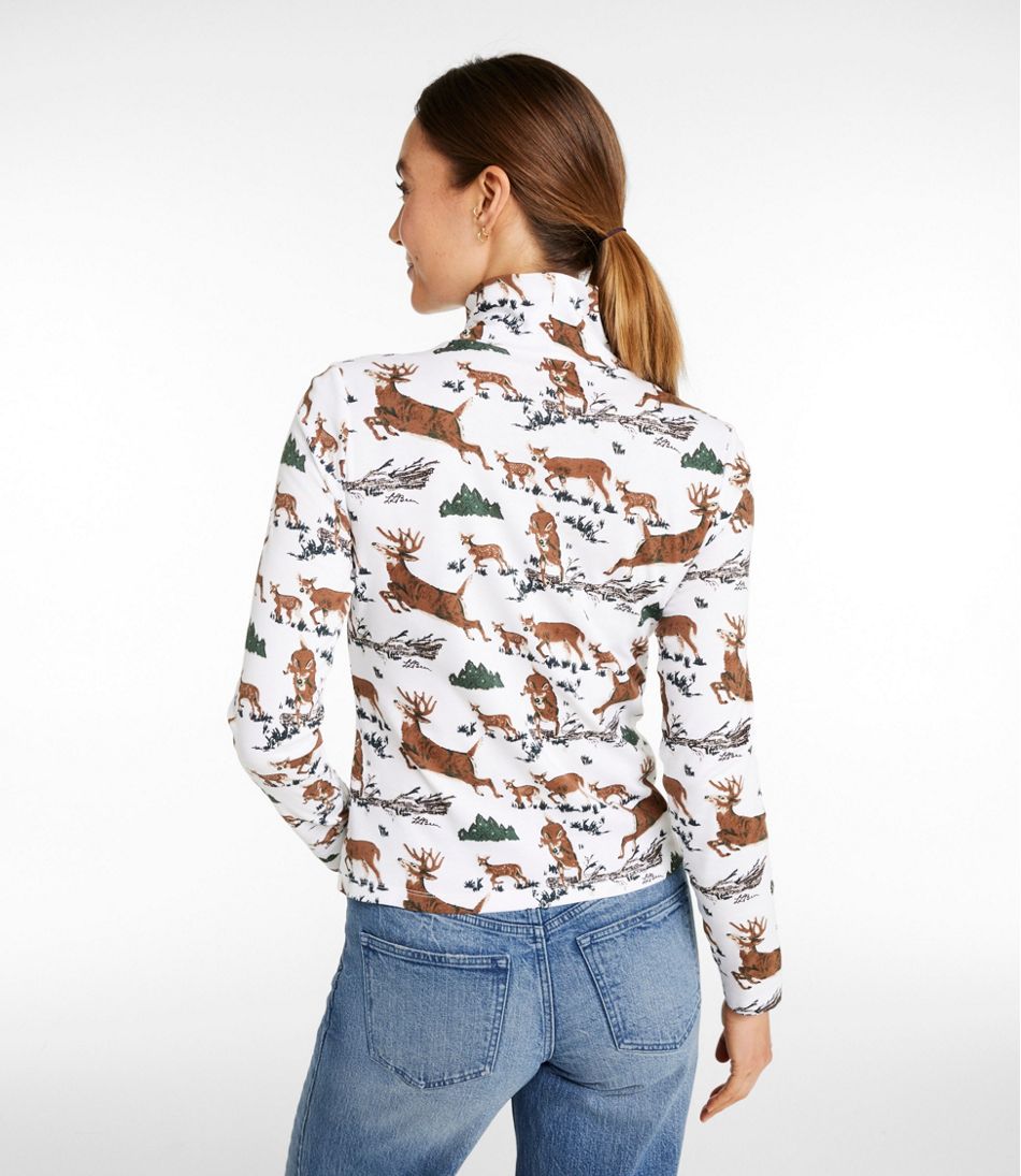 Women's Signature Lightweight Cotton Turtleneck, Novelty | L.L.Bean Everyday