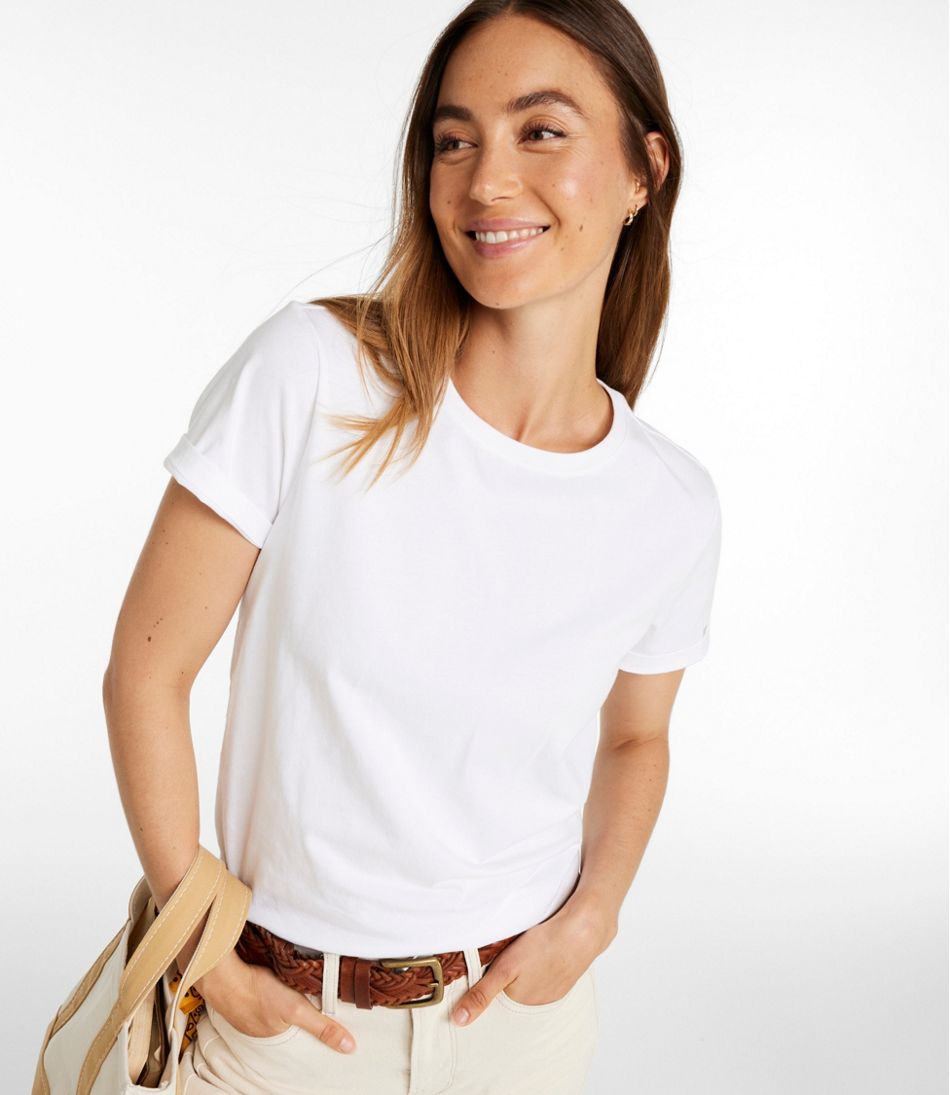 Women's Signature Premium Essential Tee, Short-Sleeve | L.L.Bean Featured