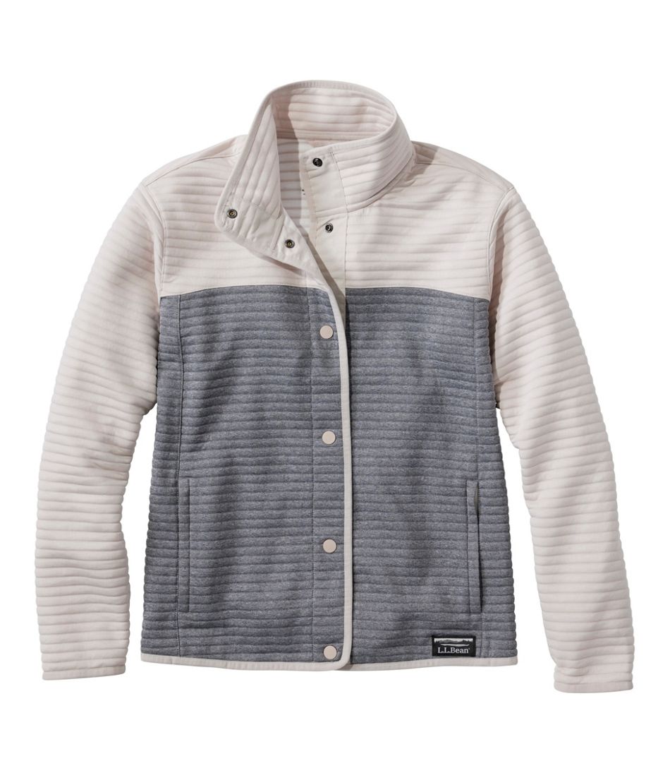 Women's Airlight Snap Front Jacket, Colorblock | L.L.Bean Popular