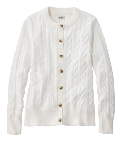 Women's The Original Double L® Sweater, Cable Cardigan | L.L.Bean Value