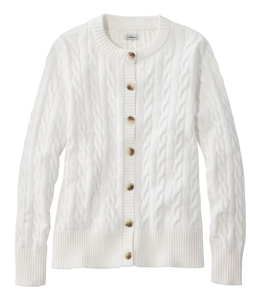Women's The Original Double L® Sweater, Cable Cardigan | L.L.Bean Value