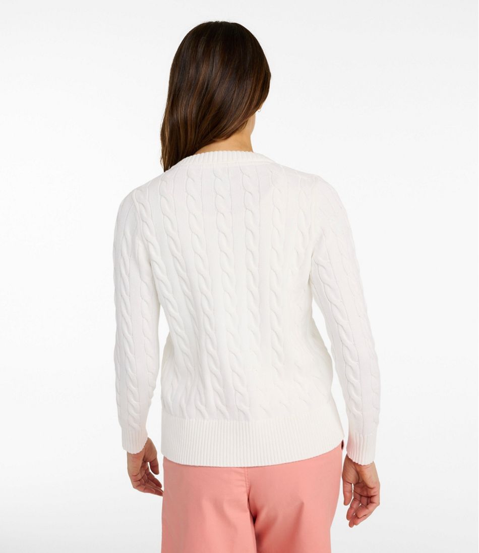 Women's The Original Double L® Sweater, Cable Cardigan | L.L.Bean Value