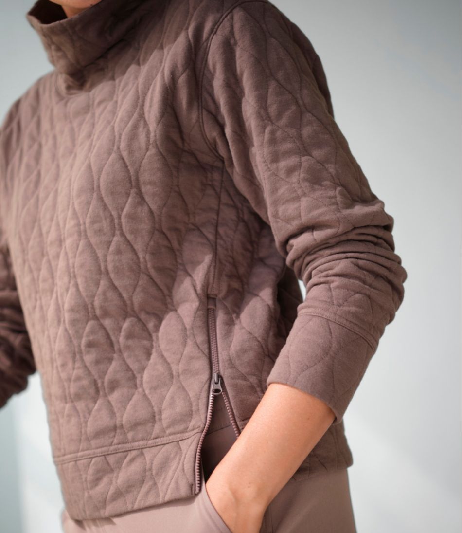Women's VentureSoft Quilted Funnelneck Pullover | L.L.Bean Signature