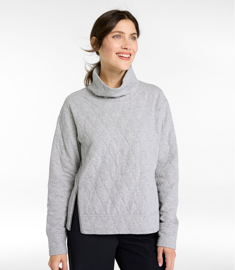 Women's VentureSoft Quilted Funnelneck Pullover | L.L.Bean Signature