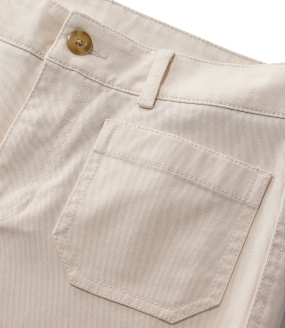 Women's Comfort Stretch Patch Pocket Pants, Mid-Rise Wide Straight-Leg Chino | L.L.Bean Essential