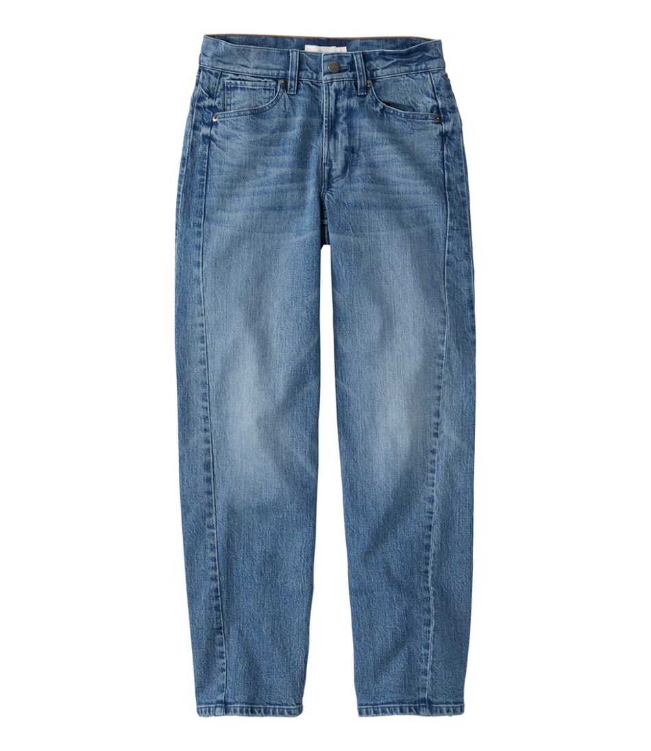 Women's Signature 1912 Premium Jeans, High-Rise Barrel Ankle | L.L.Bean Value
