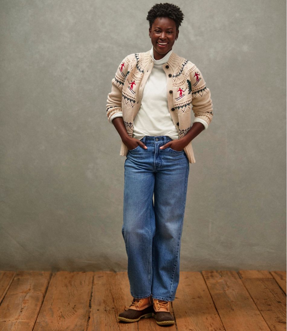 Women's Signature 1912 Premium Jeans, High-Rise Barrel Ankle | L.L.Bean Value