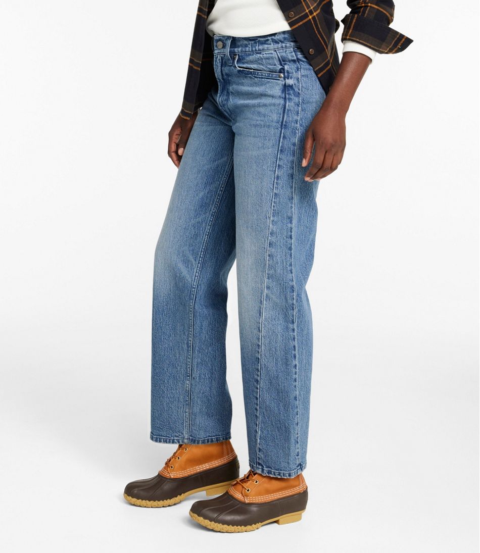Women's Signature 1912 Premium Jeans, High-Rise Barrel Ankle | L.L.Bean Value