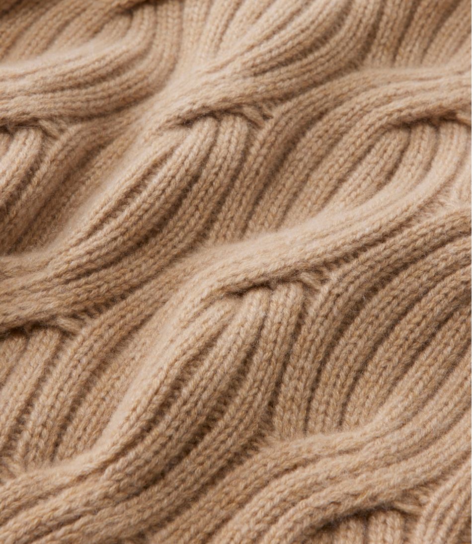 Women's Signature Premium Cashmere Cable Sweater, Crewneck | L.L.Bean Trending