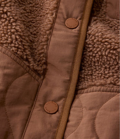 Women's Bean's Mixed Media Sherpa Fleece Jacket | L.L.Bean Best Seller