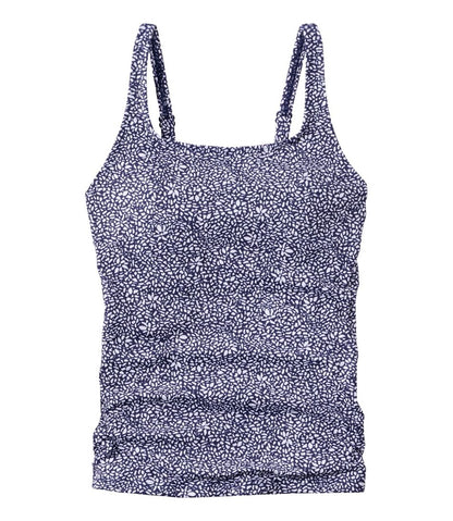 Women's L.L.Bean Coastal Essential Scoop Tankini Top, Print | L.L.Bean Classic
