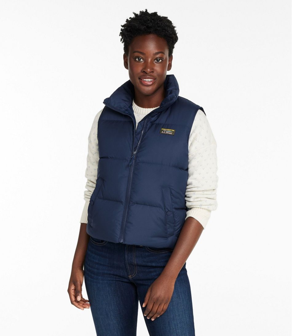 Women's Mountain Classic Down Vest, Cropped | L.L.Bean Great Value