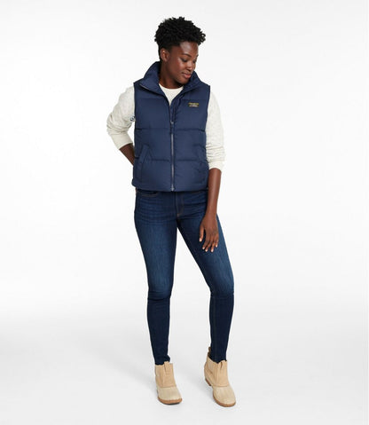 Women's Mountain Classic Down Vest, Cropped | L.L.Bean Great Value