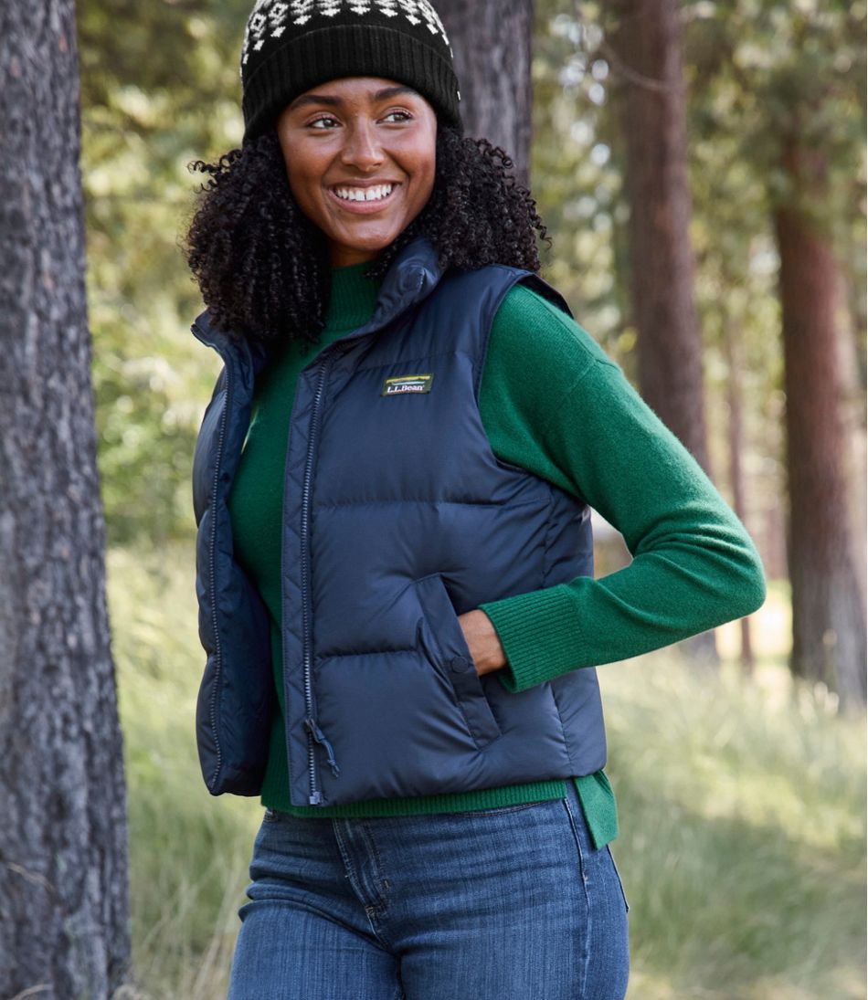 Women's Mountain Classic Down Vest, Cropped | L.L.Bean Great Value