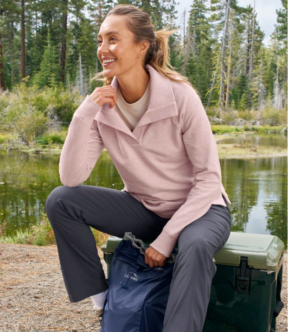 Women's Bean's Cozy Splitneck Pullover Sweatshirt | L.L.Bean Popular
