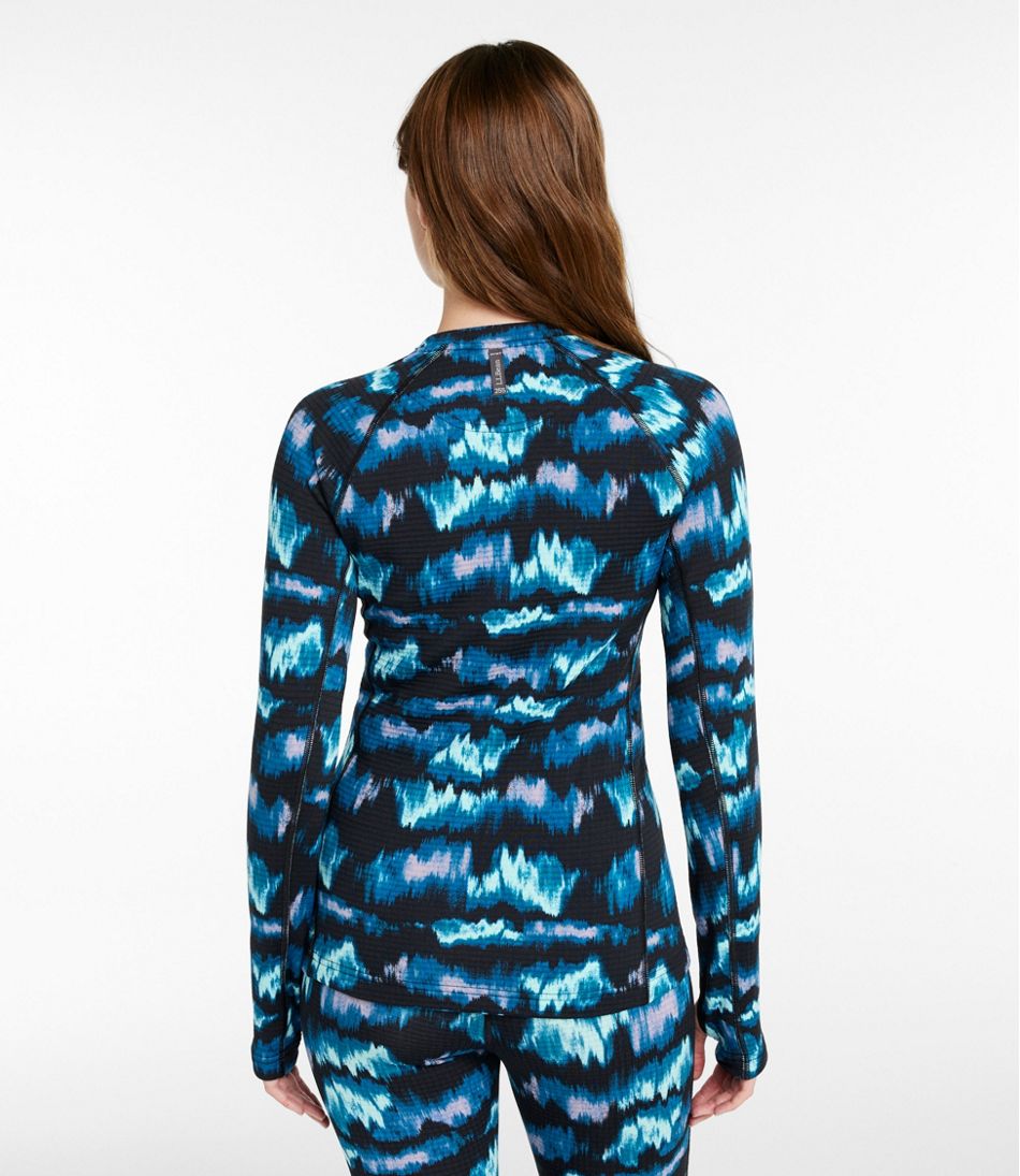 Women's L.L.Bean Heavyweight Base Layer Crew Top, Print | L.L.Bean Trending