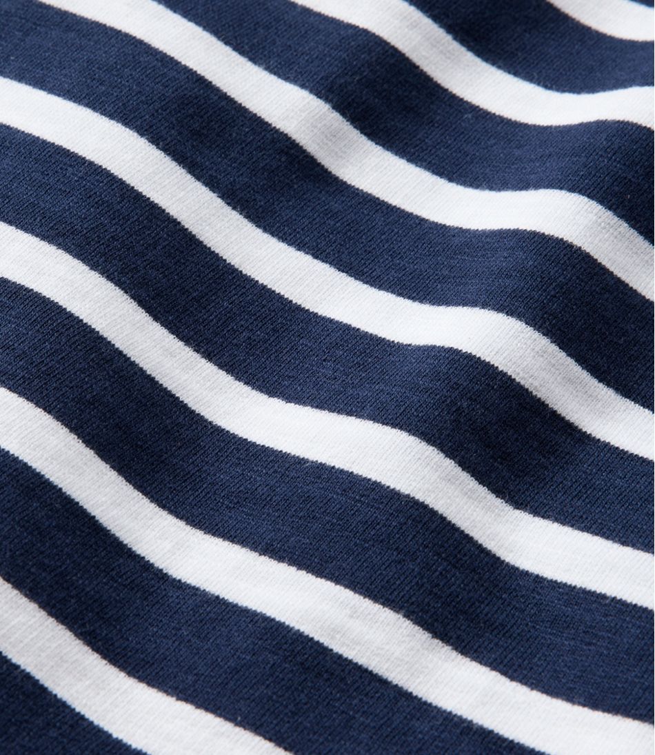 Women's Peaks Island Button Mockneck, Stripe | L.L.Bean Best Seller