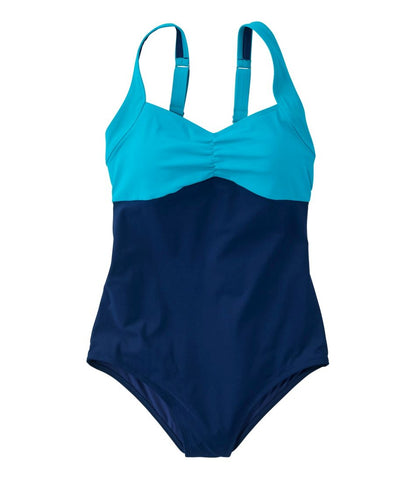 Women's Shaping Sweetheart Tanksuit, Colorblock | L.L.Bean Classic