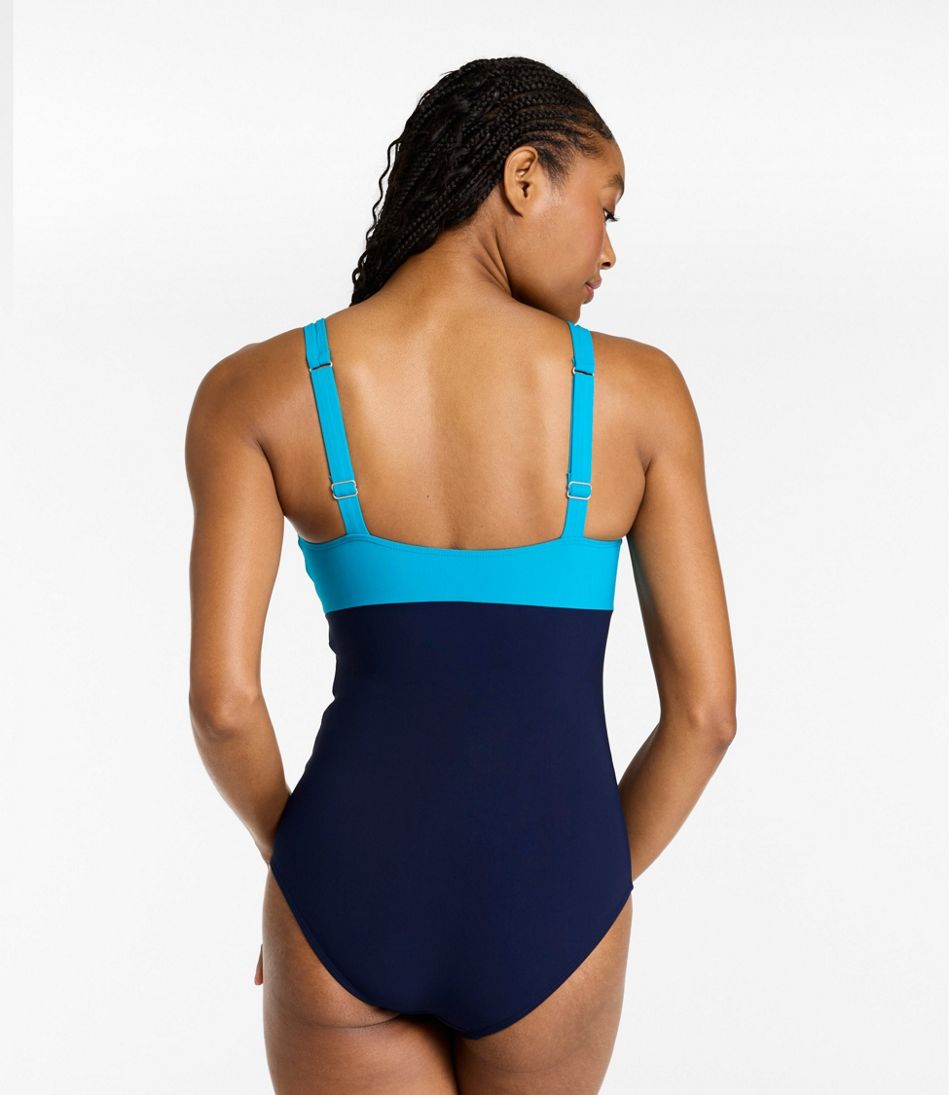 Women's Shaping Sweetheart Tanksuit, Colorblock | L.L.Bean Classic