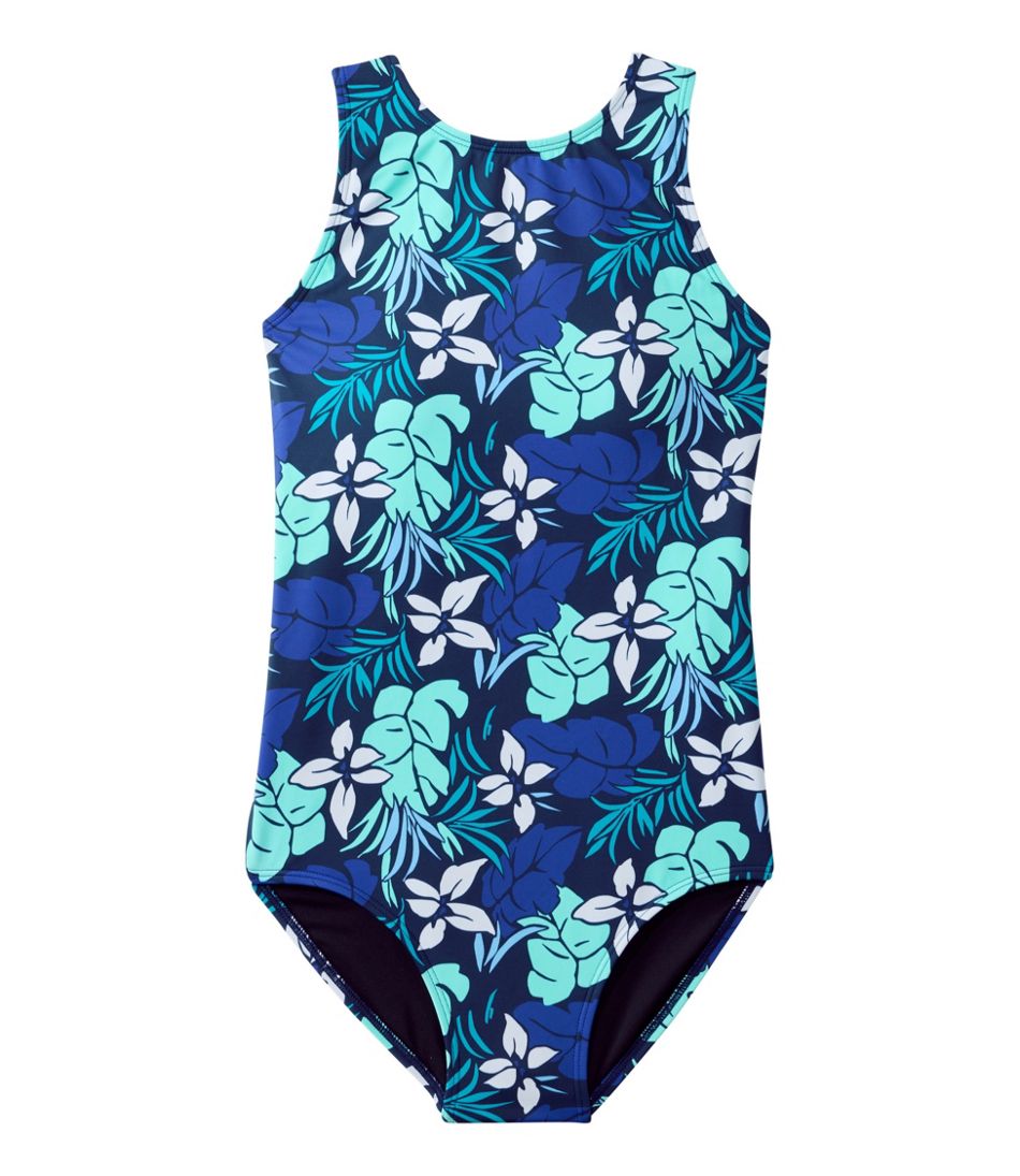 Women's BeanSport Highneck Tanksuit, Print | L.L.Bean Everyday