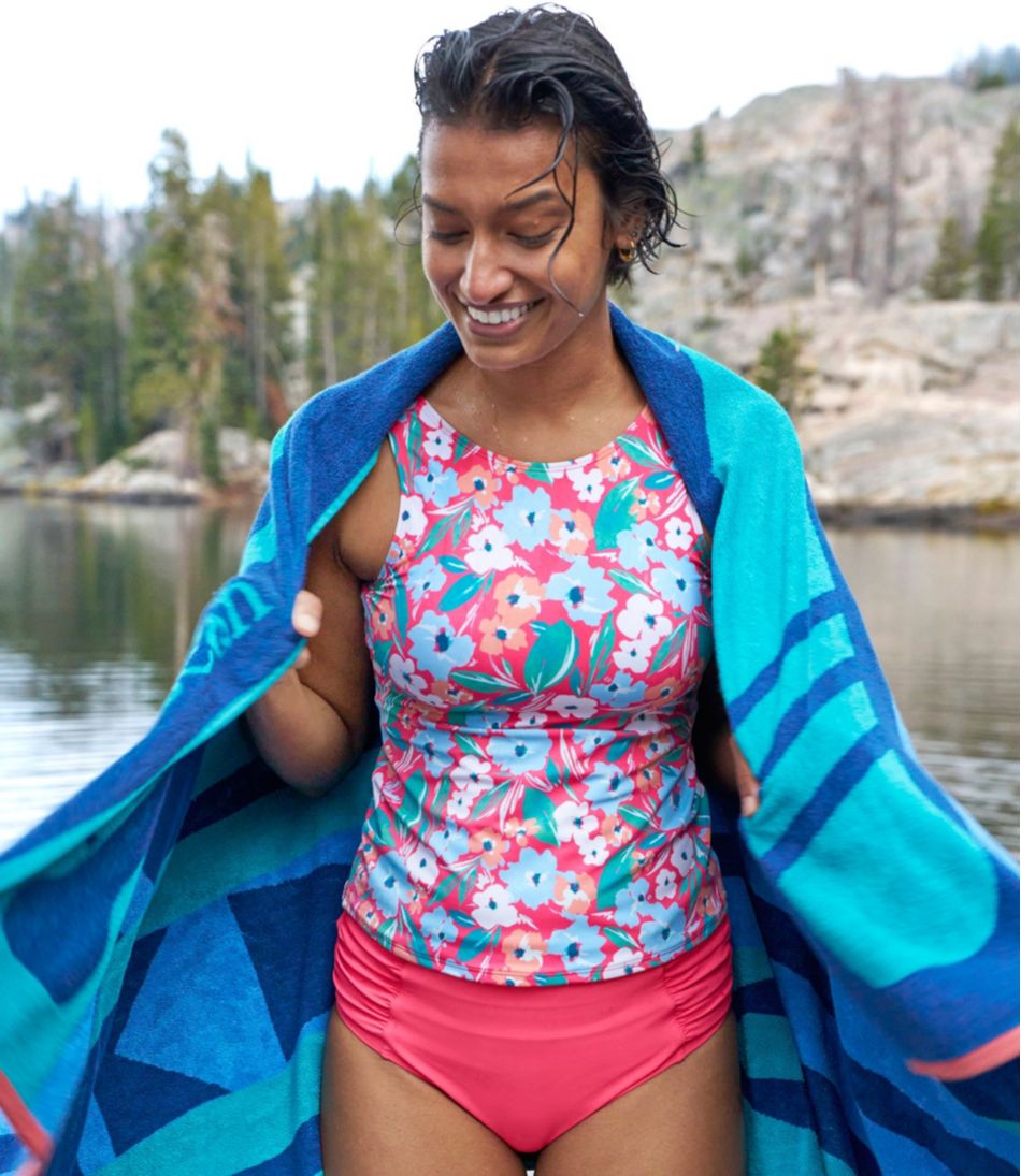 Women's BeanSport Highneck Tankini Top, Print | L.L.Bean Latest