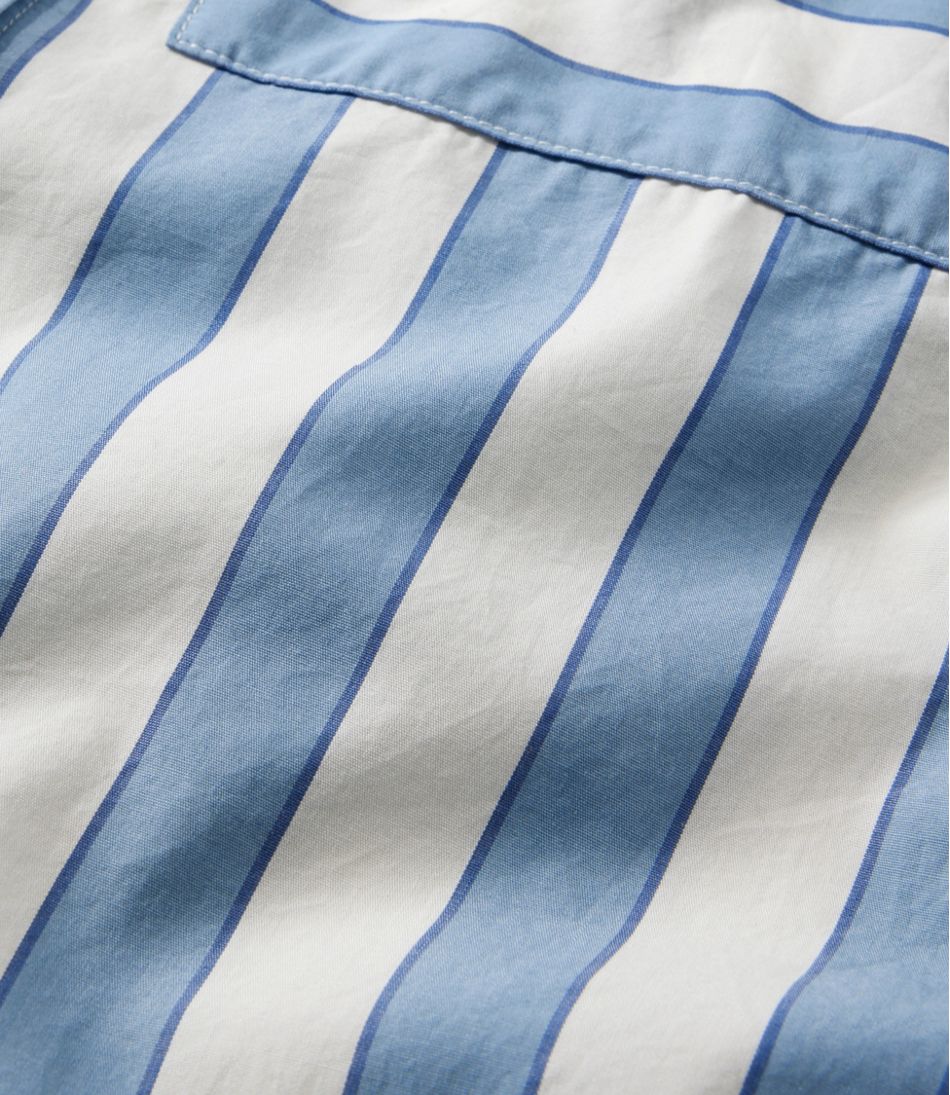 Women's Signature Premium Essential Poplin Shirt, Long-Sleeve Novelty Stripe | L.L.Bean Featured
