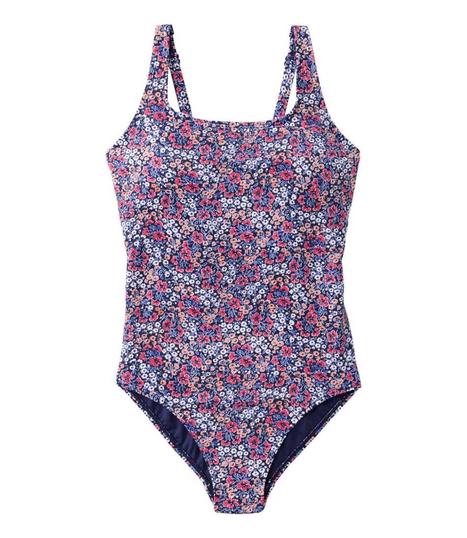 Women's L.L.Bean Coastal Essential Scoop Tanksuit, Print | L.L.Bean Popular