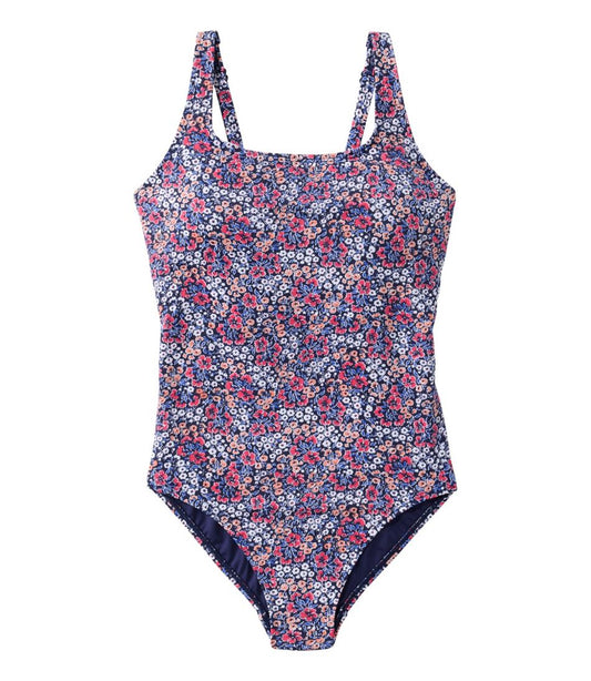Women's L.L.Bean Coastal Essential Scoop Tanksuit, Print | L.L.Bean Popular
