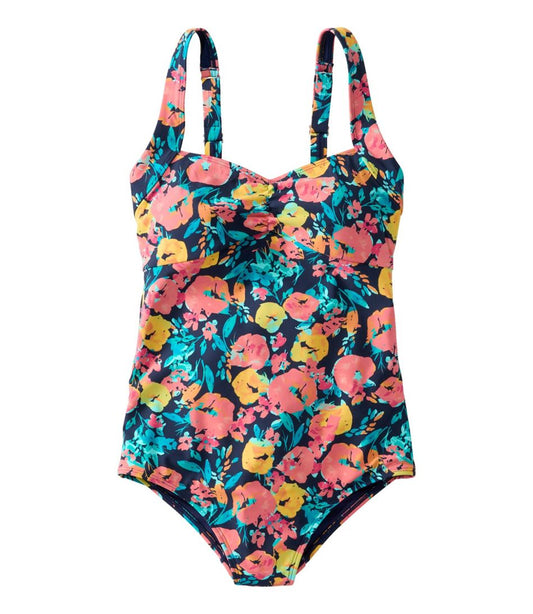 Women's Shaping Swimwear, Sweetheart Tanksuit Print | L.L.Bean Classic