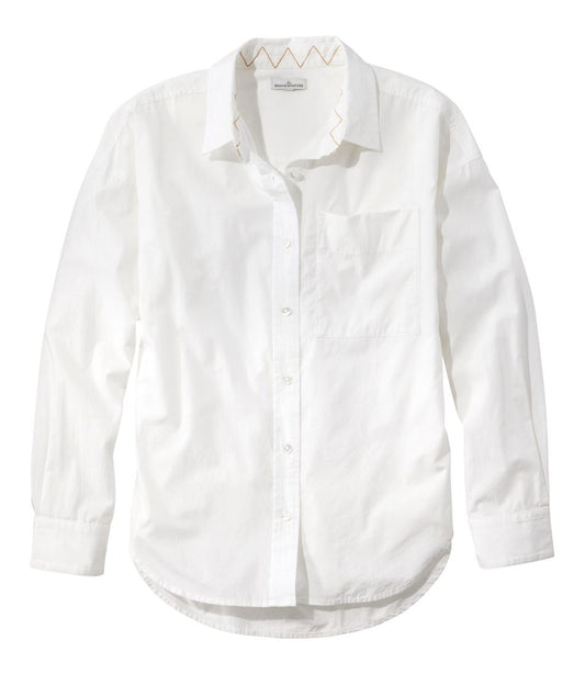 Women's Signature Premium Essential Poplin Shirt, Long-Sleeve | L.L.Bean Essential