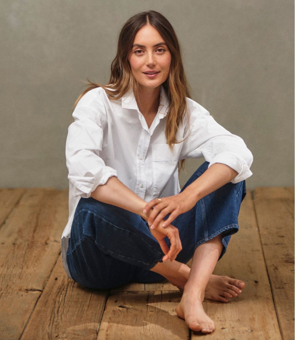 Women's Signature Premium Essential Poplin Shirt, Long-Sleeve | L.L.Bean Essential