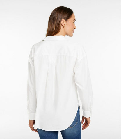 Women's Signature Premium Essential Poplin Shirt, Long-Sleeve | L.L.Bean Essential