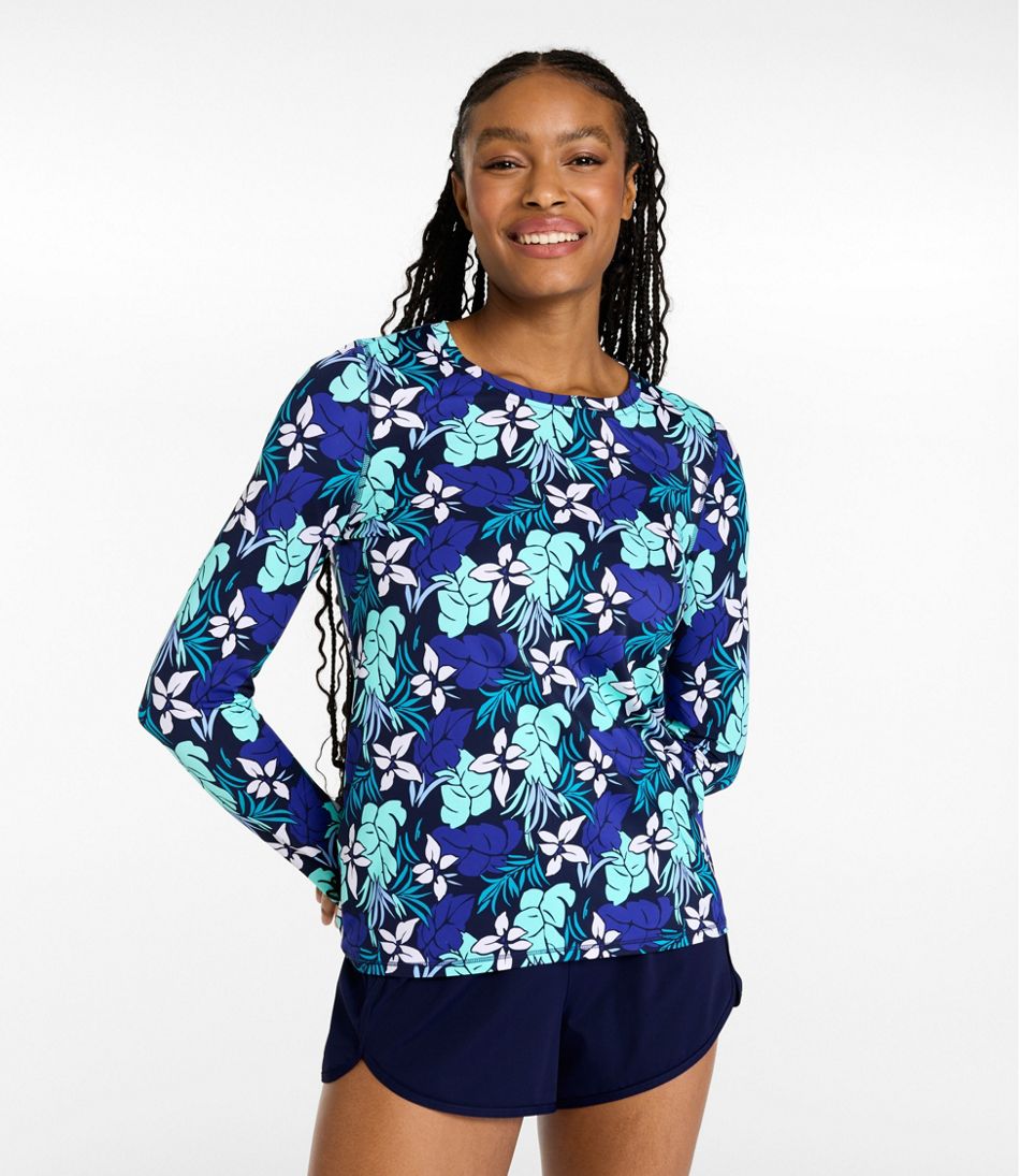 Women's SunSmart UPF 50+ SunShirt, Long-Sleeve Print | L.L.Bean Value