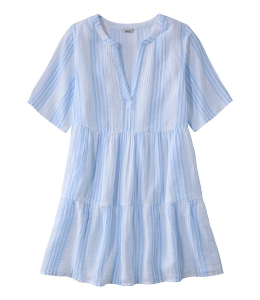 Women's Cloud Gauze Cover-Up, Tiered Dress Print | L.L.Bean Popular