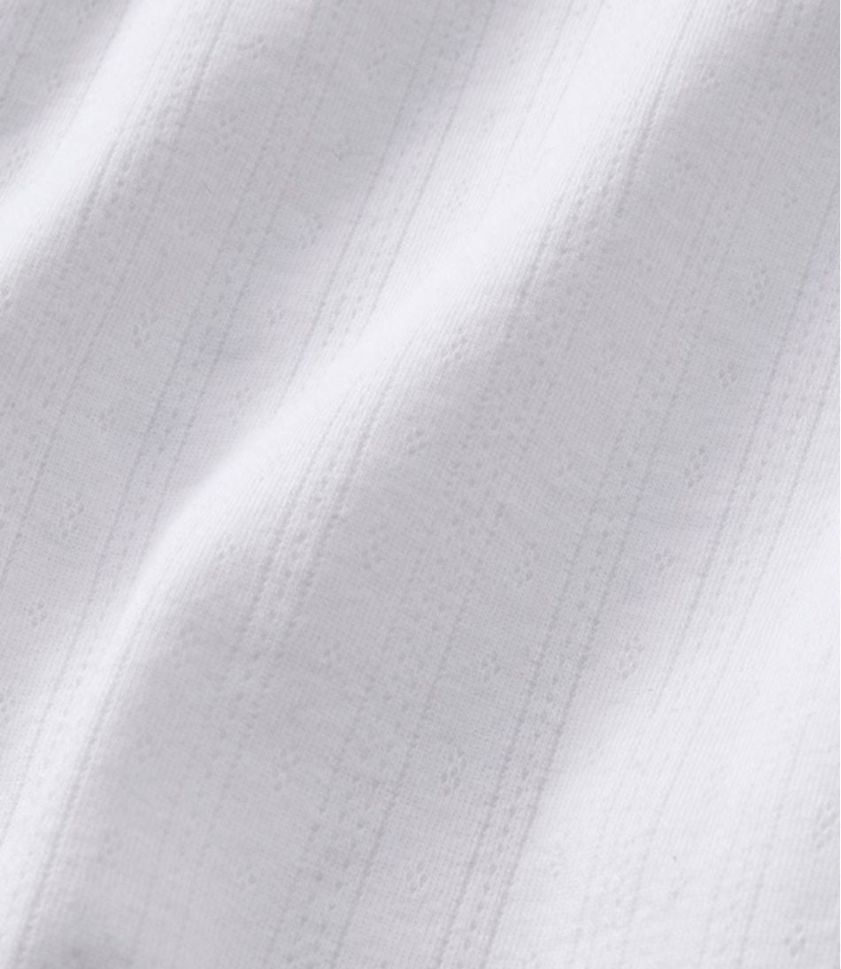 Women's Signature Premium Essential Pointelle Tee, Elbow-Sleeve Scoopneck | L.L.Bean Trending