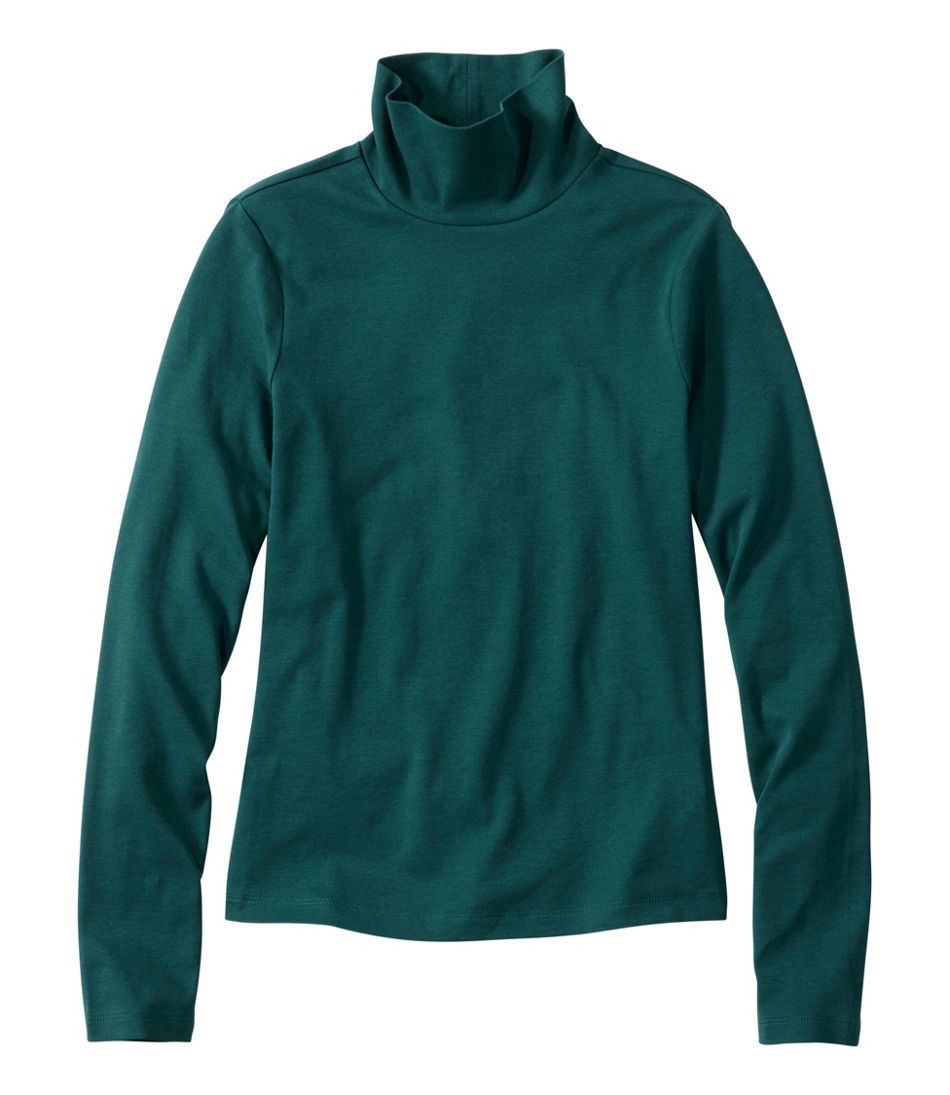 Women's Signature Lightweight Cotton Turtleneck | L.L.Bean Exclusive