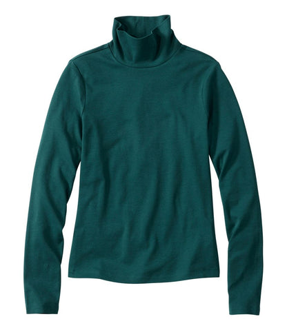 Women's Signature Lightweight Cotton Turtleneck | L.L.Bean Exclusive