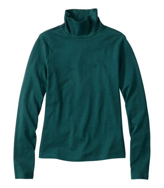 Women's Signature Lightweight Cotton Turtleneck | L.L.Bean Exclusive