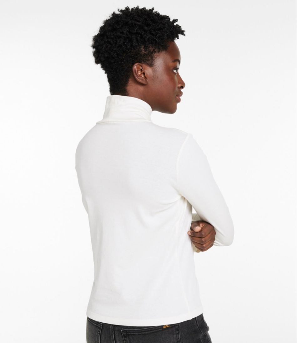 Women's Signature Lightweight Cotton Turtleneck | L.L.Bean Exclusive