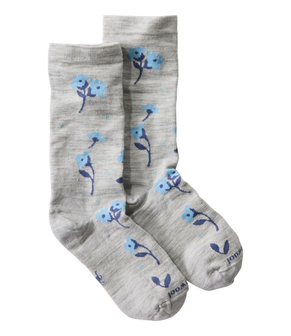 Women's Smartwool Everyday Garden Gala Crew Socks | L.L.Bean Essential