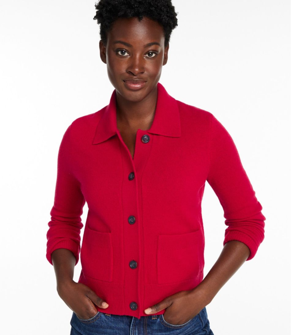 Women's Signature Camp Merino Wool Sweater, Cardigan | L.L.Bean Classic