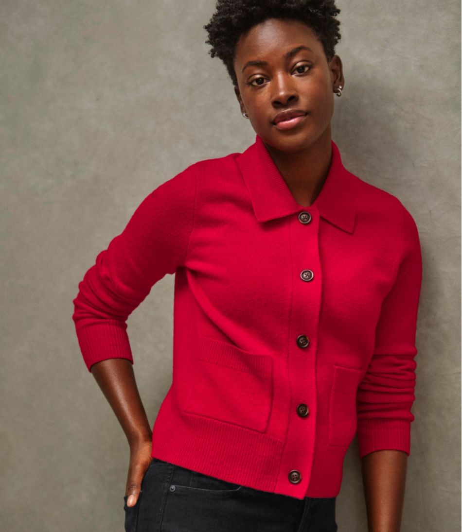 Women's Signature Camp Merino Wool Sweater, Cardigan | L.L.Bean Classic