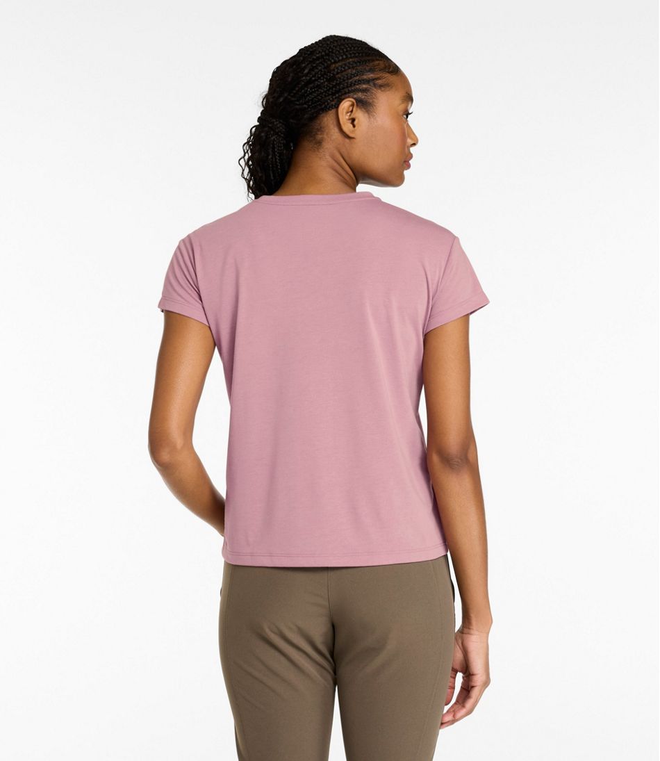 Women's Mountainside V-Neck Pocket Tee, Short Sleeve | L.L.Bean Popular