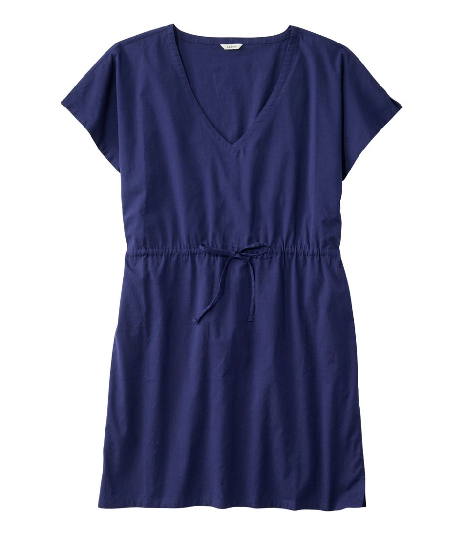 Women's L.L.Bean Coastal Cotton Cover-Up Caftan | L.L.Bean Exclusive