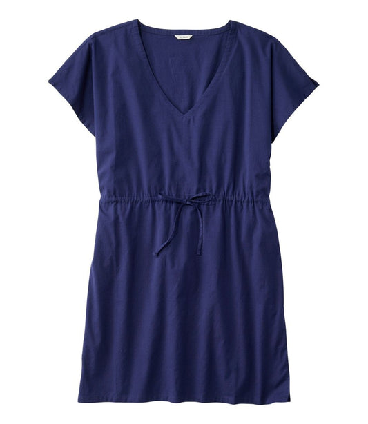 Women's L.L.Bean Coastal Cotton Cover-Up Caftan | L.L.Bean Exclusive