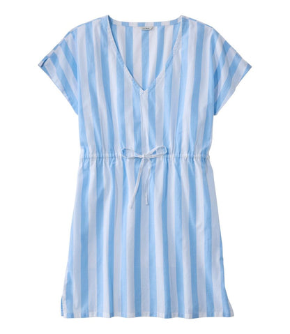 Women's L.L.Bean Coastal Cotton Cover-Up Caftan, Print | L.L.Bean Signature
