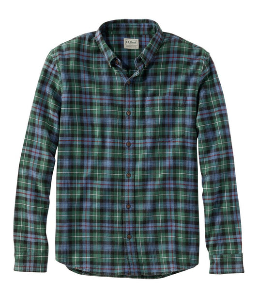 Men's Sunwashed Twill Shirt, Slightly Fitted Untucked Fit | L.L.Bean Essential